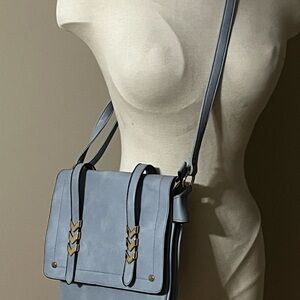Elegant Blue Women's Shoulder Bag